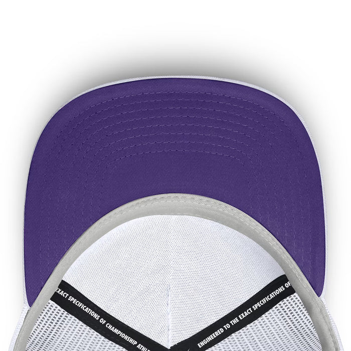 LSU Tigers Nike Country Club Golfin' Rise 5-Panel Trucker Hat - White