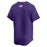 LSU Tigers Nike Full-Button Performance Replica Double-knit Mesh Baseball Jersey - Purple