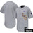 LSU Tigers Nike Full-Button Performance Replica Double-knit Mesh Youth Baseball Jersey - Grey