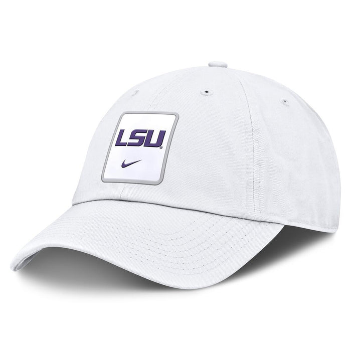 LSU Tigers Nike Gameday Adjustable Club Cap Hat - White