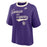 LSU Tigers Nike Geaux Tigers Fight Song Boxy Ringer T-Shirt - Purple