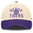 LSU Tigers Nike Geaux Tigers Interlock Two-Tone Adjustable Club Hat - Natural / Purple
