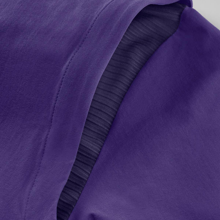 LSU Tigers Nike Interlock Unmatched Short Sleeve Wind 1/4 Zip Shirt  - Purple