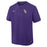 LSU Tigers Nike Interlock Unmatched Short Sleeve Wind 1/4 Zip Shirt  - Purple