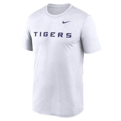 LSU Tigers Nike LSU Tigers Dri-Fit Performance T-Shirt - White