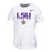 LSU Tigers Nike Legend Dri-Fit Tiger Text Stacked Performance Youth T-Shirt - White