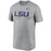 LSU Tigers Nike Legend Primary Logo Dri-Fit Performance T-Shirt - Grey
