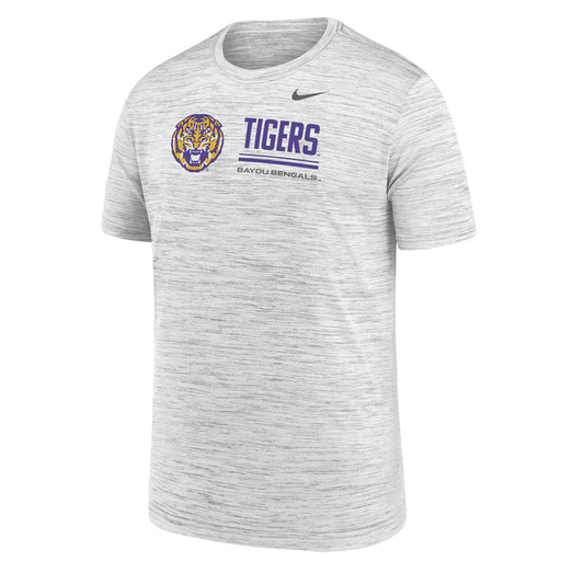 LSU Tigers Nike Play2Win SM26 Velocity Youth T-Shirt - White