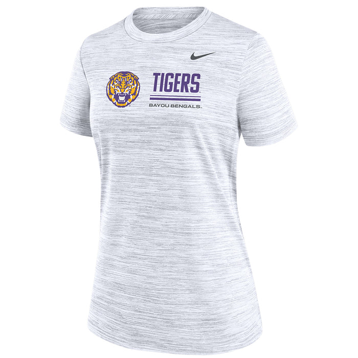 LSU Tigers Nike Play2Win Velocity Women's Dri-Fit Performance T-Shirt - White