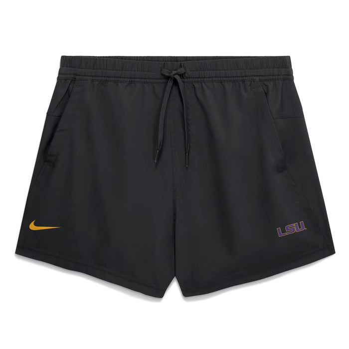 LSU Tigers Nike Primary Logo Hot Shot 5" Form Dri-FIT Performance Shorts - Black