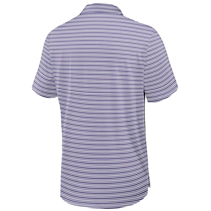 LSU Tigers Nike Primetime Vapor Striped Dri-FIT Polo - Purple / White