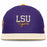 LSU Tigers Nike Script Pro Rise Adjustable 3 Tone Structured Snapback Flat Bill Hat - Purple