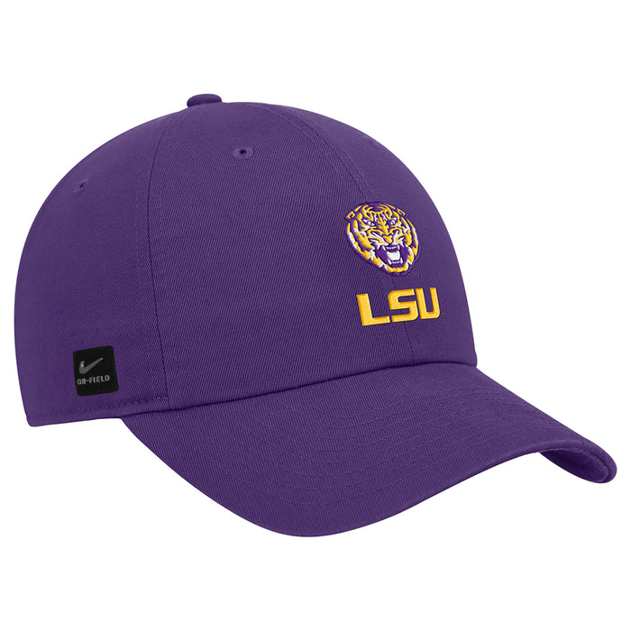 LSU Tigers Nike Sideline 2025 On-Field Club Cap Youth Hat - Purple