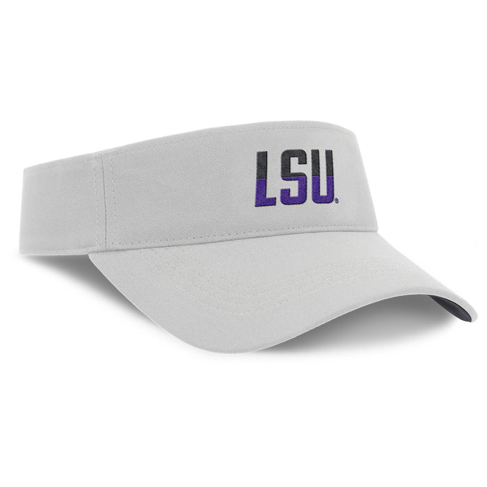 LSU Tigers Nike Sideline 2026 On-Field Dri-Fit Performance Adjustable Visor - Photon Dust