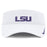 LSU Tigers Nike Sideline 26 On-Field Primary Logo Dri-Fit Performance Adjustable Ace Visor - White