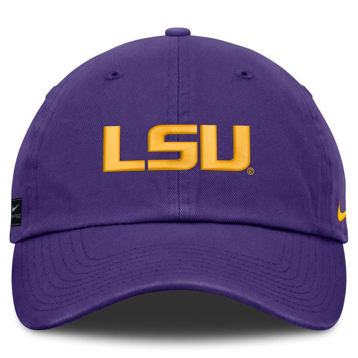 LSU Tigers Nike Sideline 2026 On-Field Adjustable Club Cap Hat - Purple