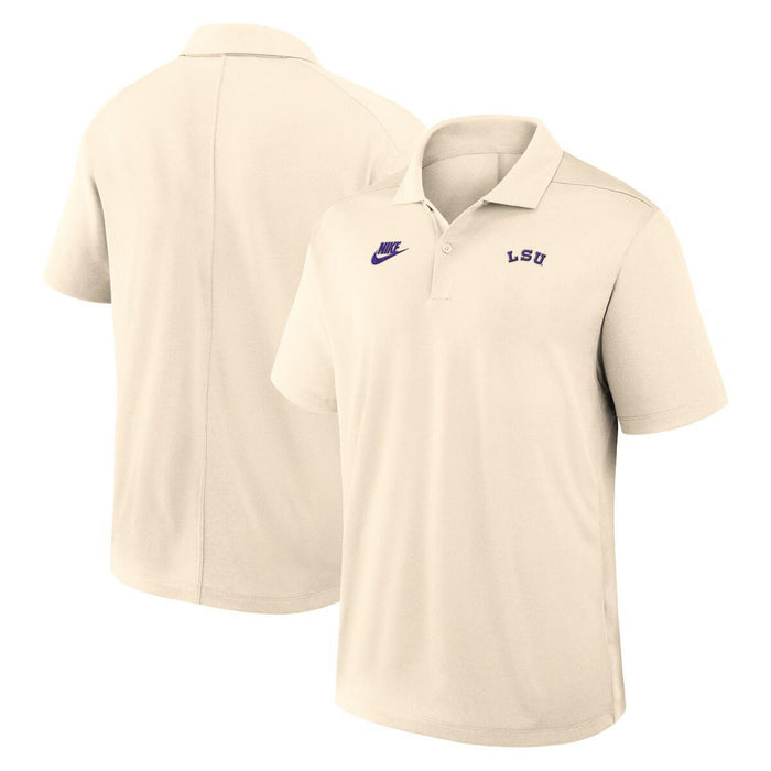 LSU Tigers Nike Vault Arch Victory Plus Polo - Natural