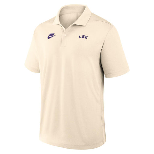 LSU Tigers Nike Vault Arch Victory Plus Polo - Natural