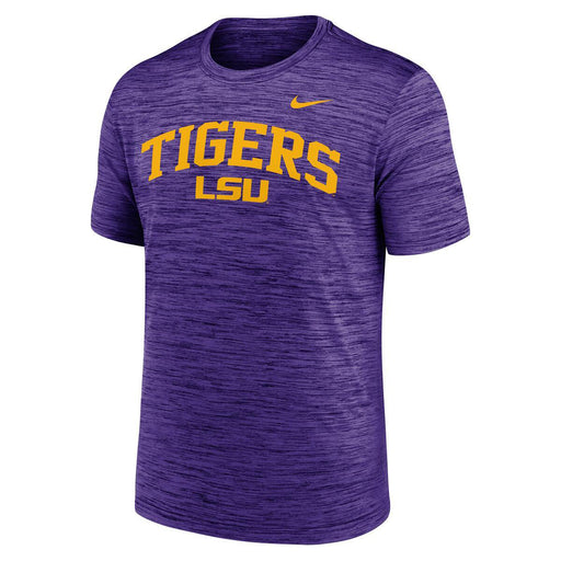 LSU Tigers Nike Velocity Arch Dri-FIT T-Shirt - Purple