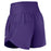 LSU Tigers Nike Women's Round Vault One High-Rise Performance Shorts - Purple