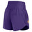 LSU Tigers Nike Women's Round Vault One High-Rise Performance Shorts - Purple