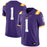 LSU Tigers Nike #1 Team Replica Football Jersey – Purple