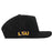 LSU Tigers No Rivals Football Mascot Five Panel Performance Adjustable Hat - Black