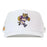 LSU Tigers No Rivals Football Mascot Five Panel Performance Adjustable Hat - White