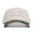 LSU Tigers No Rivals Primary Camo Connector Edition 2-Tone Adjustable Hat - Natural / Camo