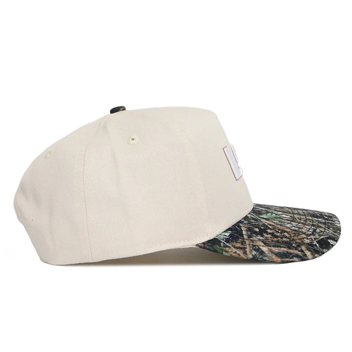 LSU Tigers No Rivals Primary Camo Connector Edition 2-Tone Adjustable Hat - Natural / Camo