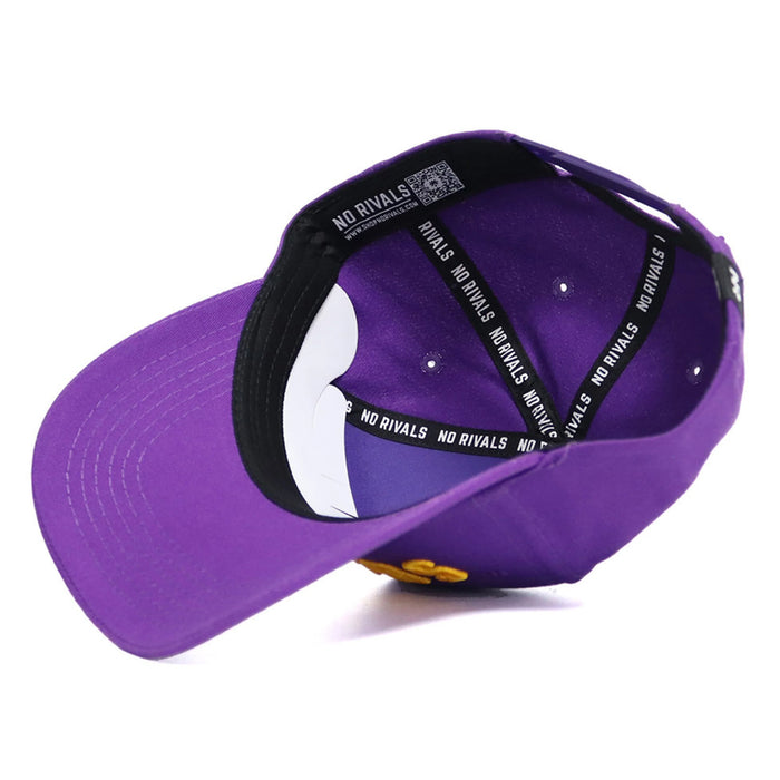 LSU Tigers No Rivals Upside Down Tigers Adjustable Hat - Purple