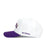 LSU Tigers No Rivals Upside Down Tigers Adjustable Hat - White / Purple
