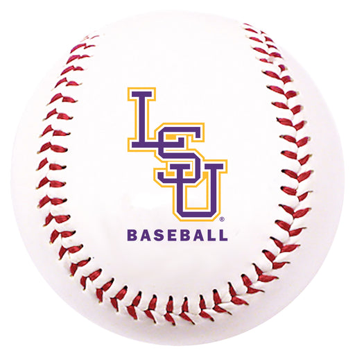 LSU Tigers Official Size Synthetic Leather Cork Baseball