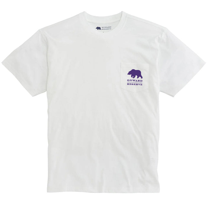 LSU Tigers Onward Reserve Mike The Tiger Premium Pocket T-shirt - White