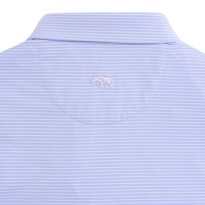LSU Tigers Onward Reserve Walking Tiger Birdie Performance Stretch Polo - Heron