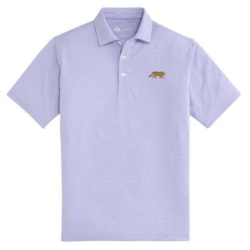 LSU Tigers Onward Reserve Walking Tiger Birdie Performance Stretch Polo - Heron