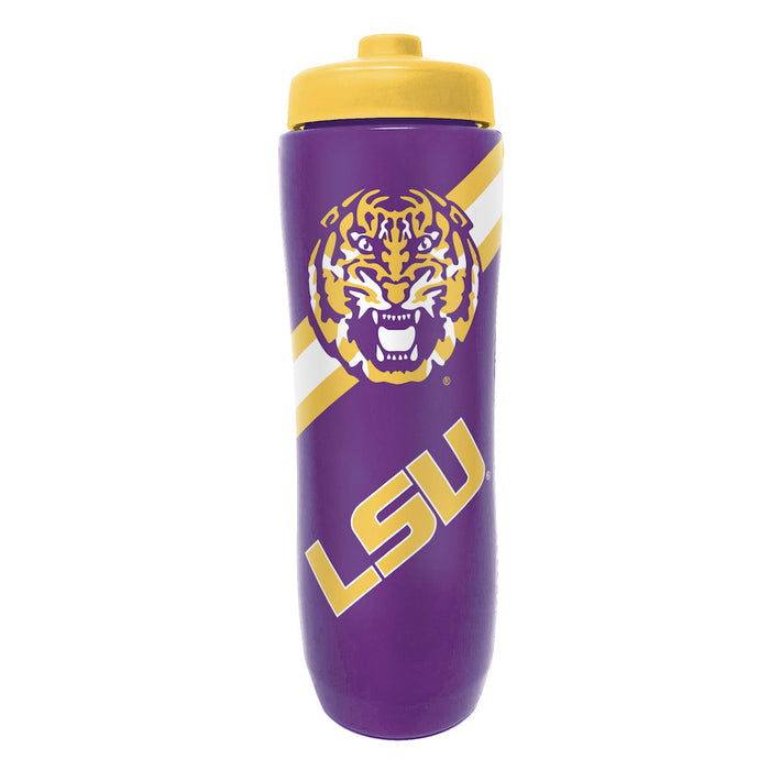 LSU Tigers Party Animal Squeeze Bottle 32 oz. - Purple