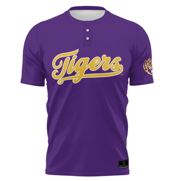lsu tigers gear LSU Tigers ProSphere Youth Softball Fan Jersey