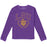 LSU Tigers Retro Brand Laurel Beanie Mike Women's French Terry Long Sleeve Crew - Purple