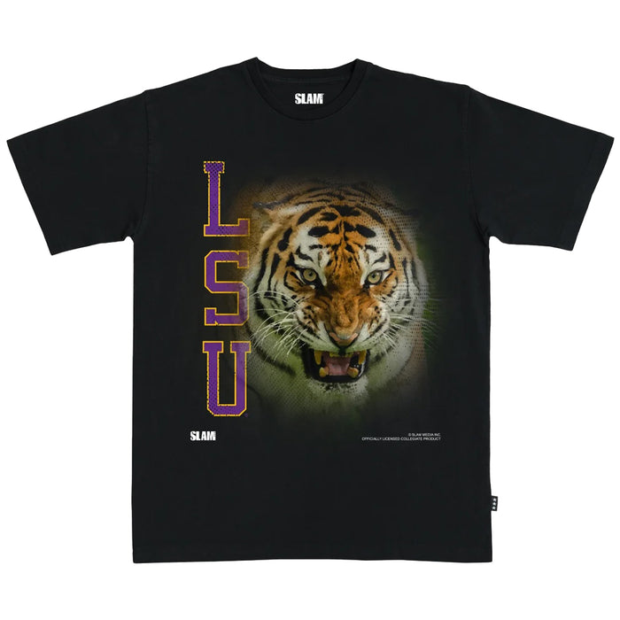 LSU Tigers SLAM Untamed Tiger Heavy Weight T-Shirt - Black