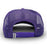 LSU Tigers Section 103 Hexagon Patch Six-Panel Mesh Rope Trucker Hat - Purple