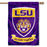 LSU Tigers Shield 30" x 40" Printed Banner Flag - Purple