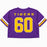 LSU Tigers Summit Football Lightweight Cropped Mesh Jersey - Purple