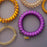 LSU Tigers Teleties Geaux Tigers 3-Pack Hair Ties Bracelets