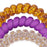 LSU Tigers Teleties Geaux Tigers 3-Pack Hair Ties Bracelets