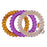 LSU Tigers Teleties Geaux Tigers 3-Pack Hair Ties Bracelets