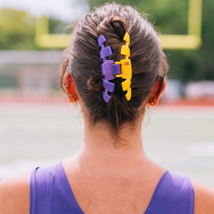 LSU Tigers Teleties Two-Tone Claw Hair Clip