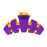 LSU Tigers Teleties Two-Tone Claw Hair Clip