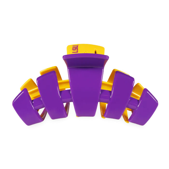 LSU Tigers Teleties Two-Tone Claw Hair Clip