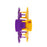 LSU Tigers Teleties Two-Tone Claw Hair Clip